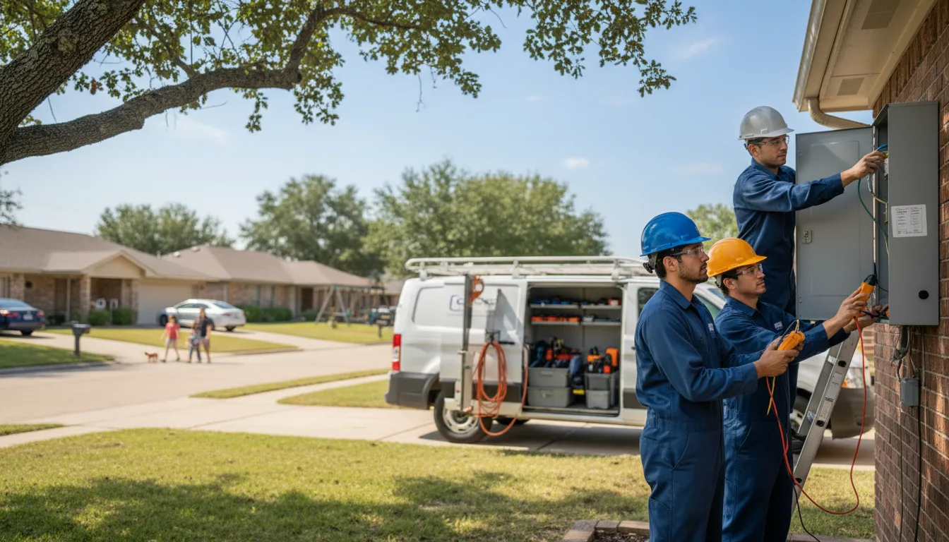 Certified electrician providing emergency electrical services in Breaks, VA